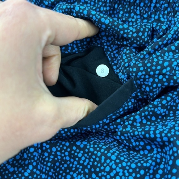 Lululemon Spring Break Away Short II Bubbles Pipe Dream Blue Black / Black - Picture 7 of 7